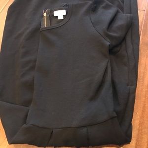 L Solid Black Amelia NWT